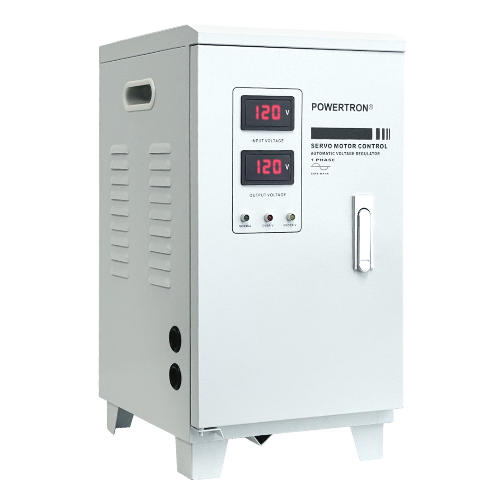 Powertron 10 KVA 120V - Vista trasera