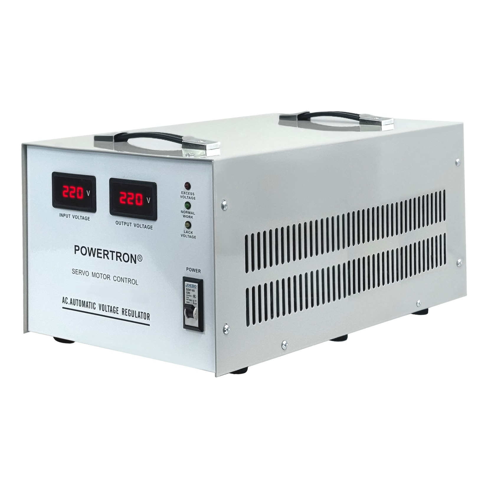 Powertron 10 KVA 220V - Vista frontal