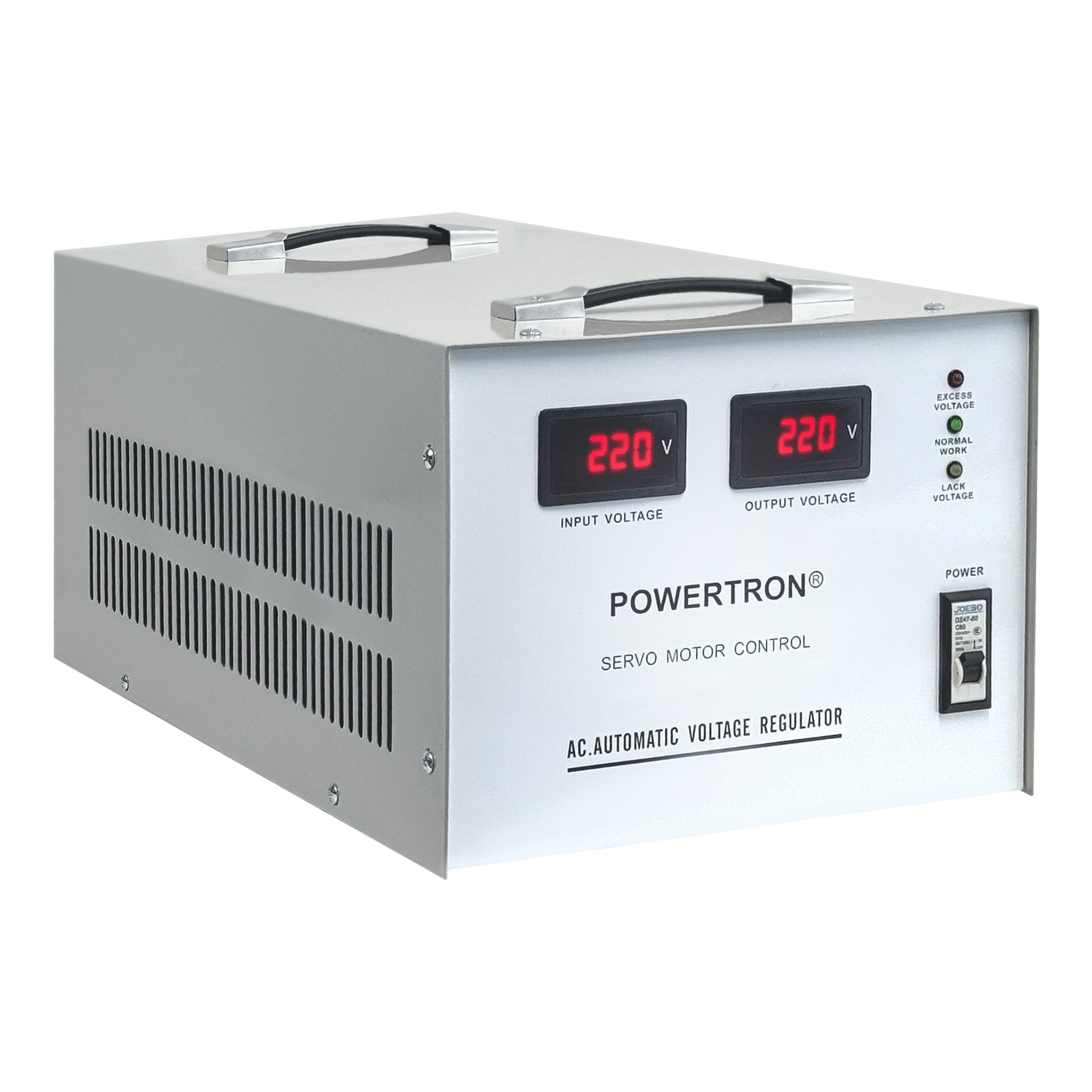 Powertron 10 KVA 220V - Vista trasera