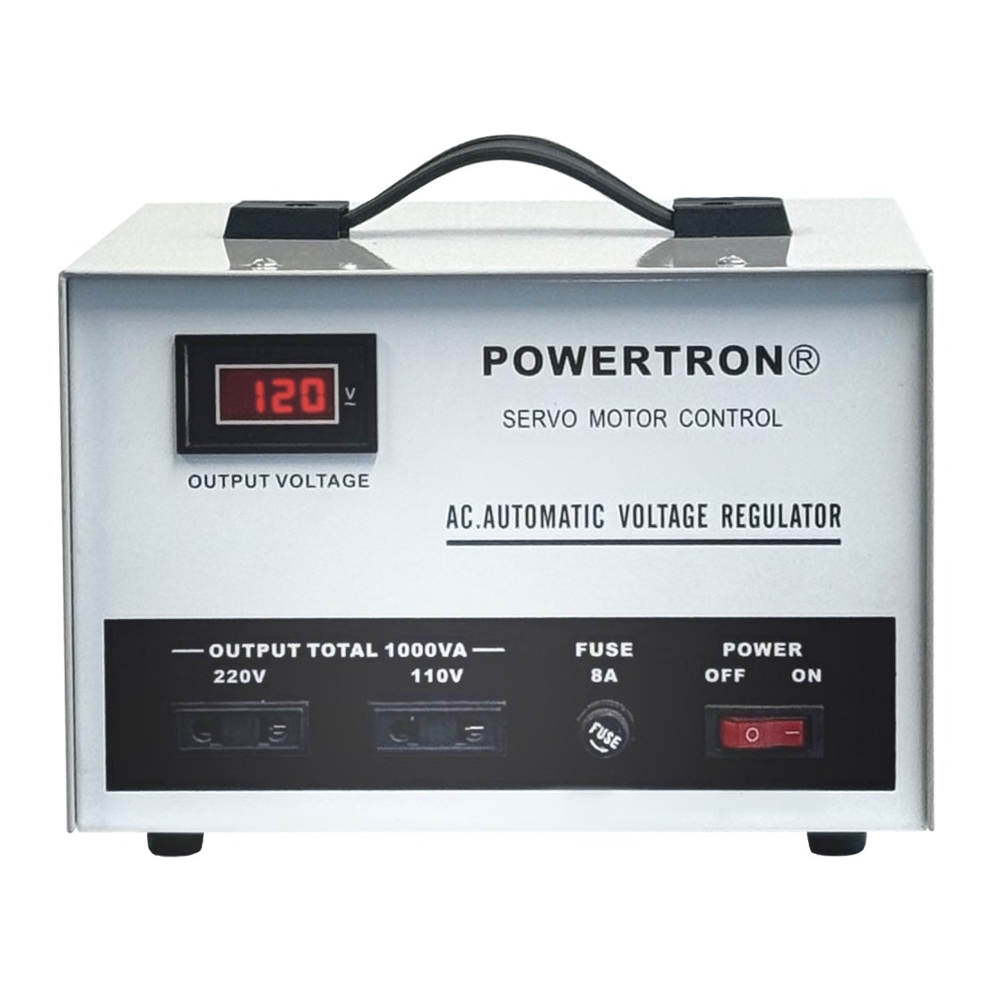 Powertron 1 KVA 220V - Vista frontal