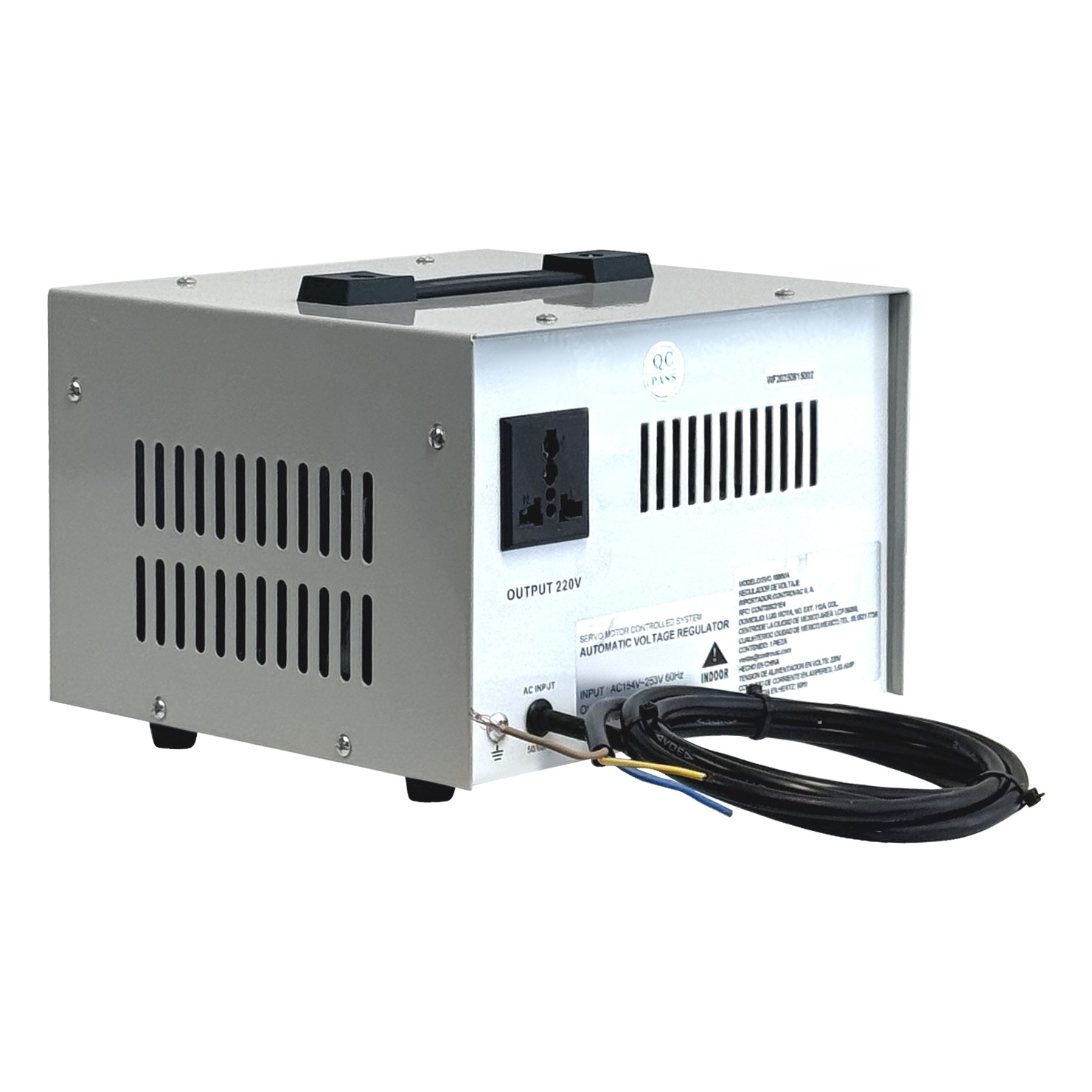 Powertron 1 KVA 220V - Vista trasera