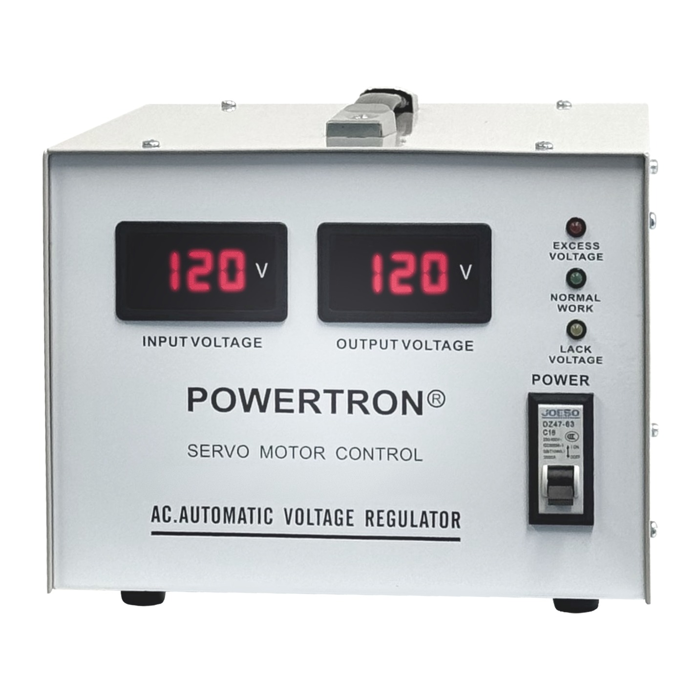 Powertron 2 KVA 120V - Vista frontal