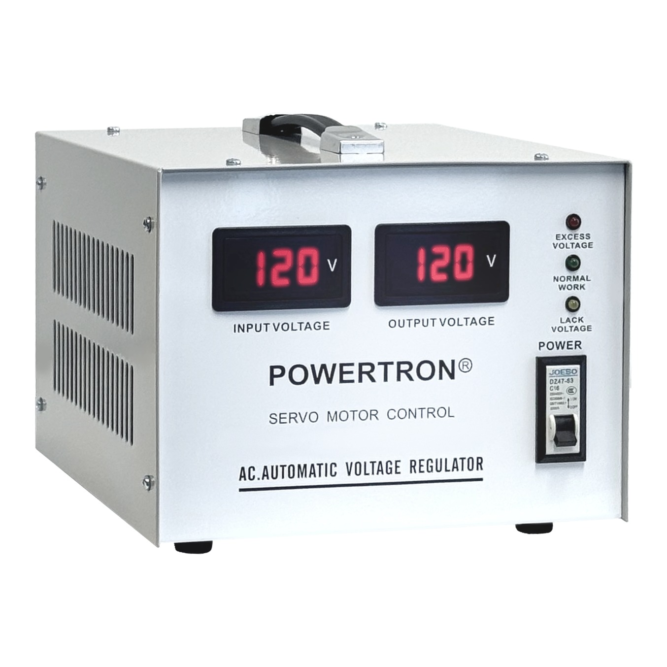 Powertron 2 KVA 120V - Vista trasera