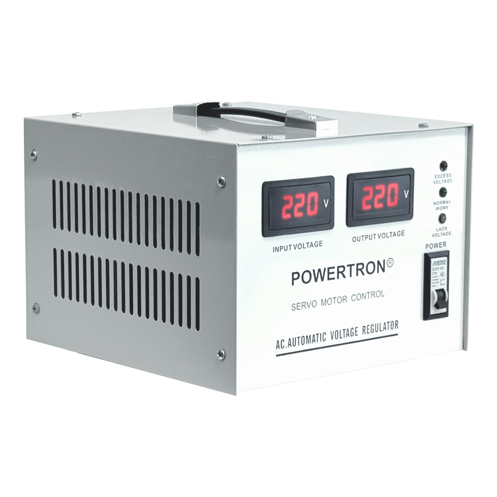 Powertron 2 KVA 220V - Vista 3/4 derecha