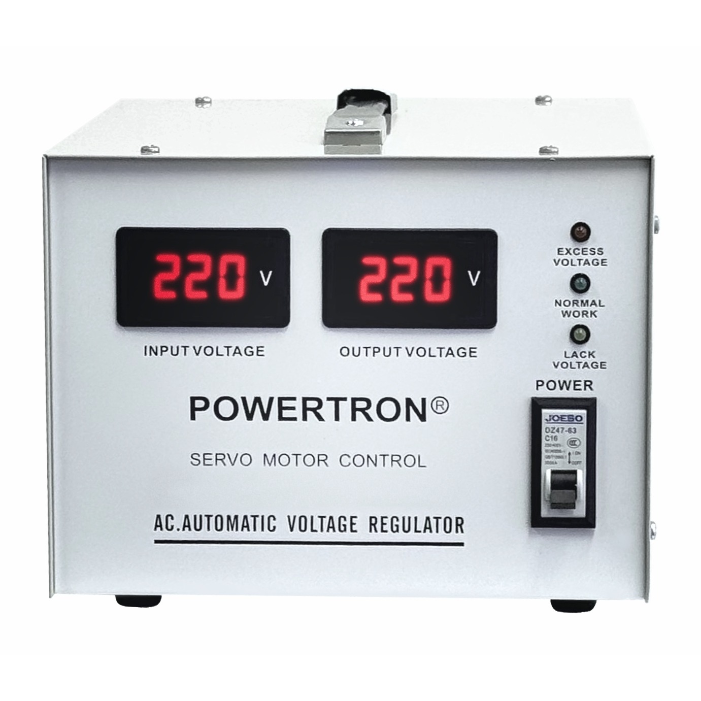 Powertron 2 KVA 220V - Vista trasera