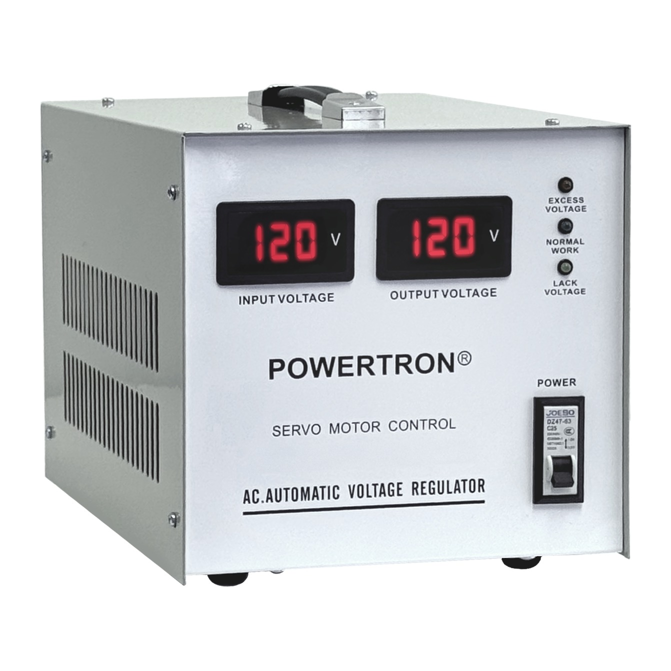 Powertron 3 KVA 120V - Vista 3/4 derecha