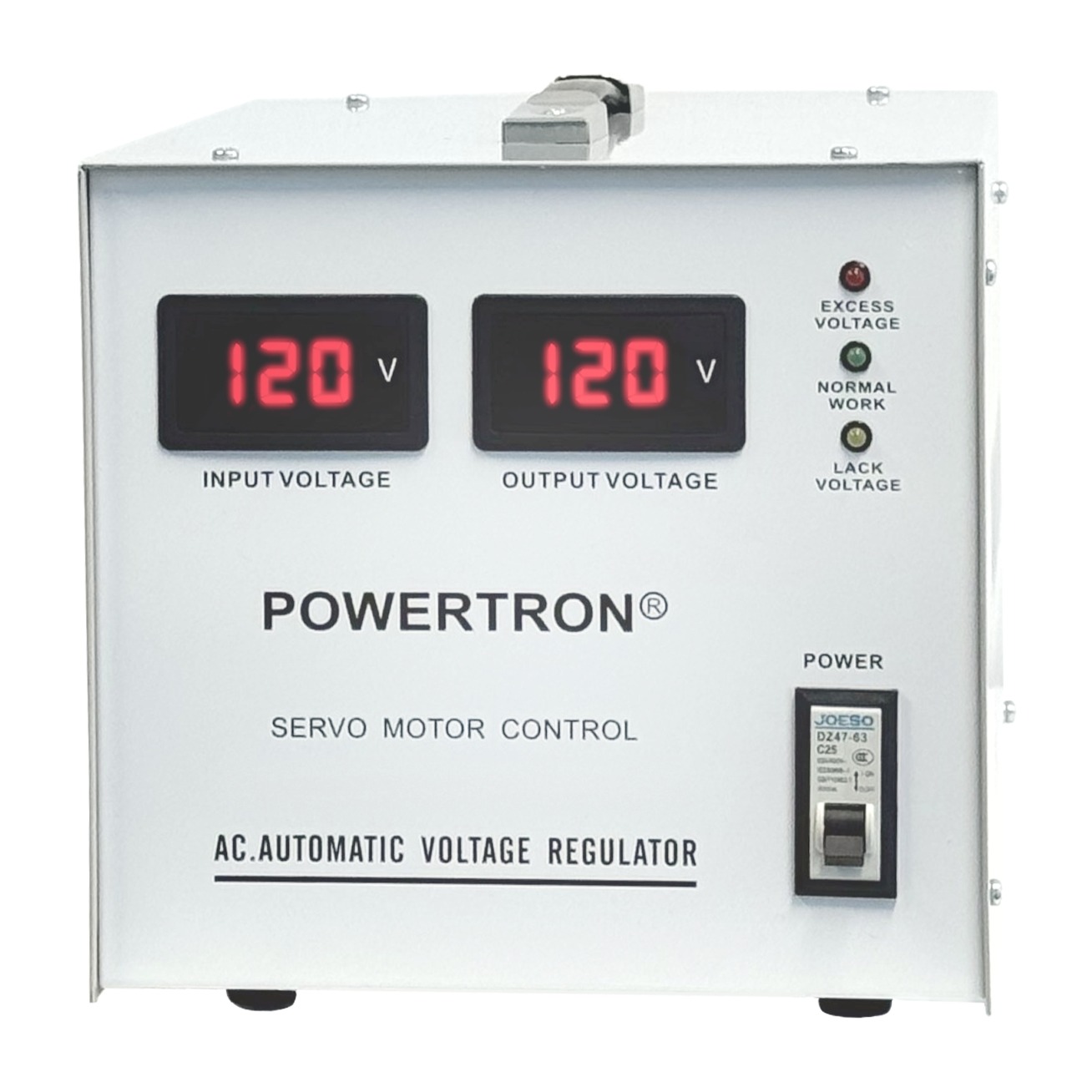 Powertron 3 KVA 120V - Vista frontal